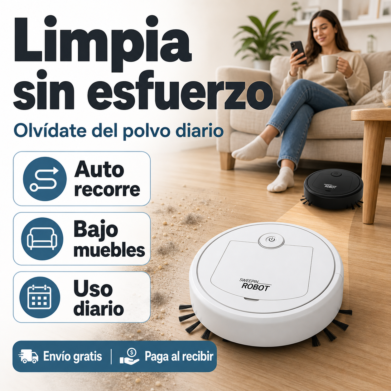 ASPIRADORA INTELIGENTE ROBOT.