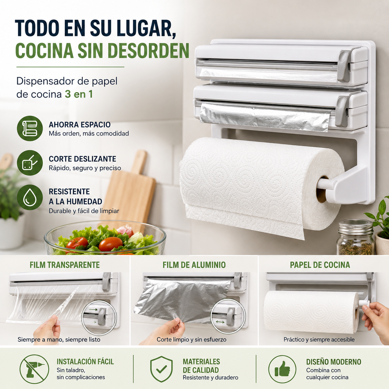 Ordena tu cocina antes de que el desorden te quite más tiempo