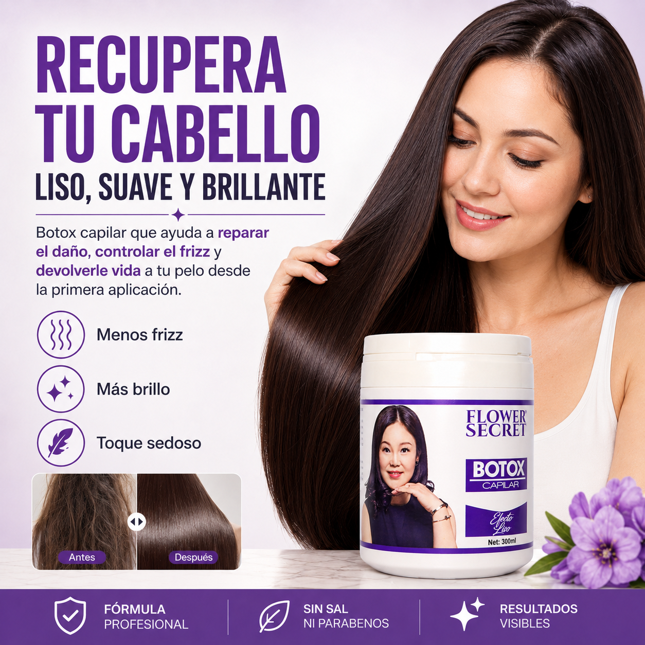 No esperes a que tu pelo muera por completo, recuperalo en minutos