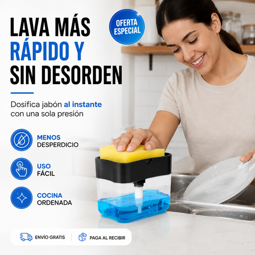 UPSELL 1 CLICL - WOWI - DISPENSADOR 3 EN 1 NOVA - Dispensador De Lavaloza
