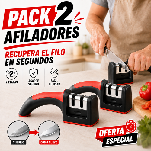 UPSELL 1 CLICK - SELECTO SHAFIK - PROCESADORA 5L - AFILADOR PACK 2X