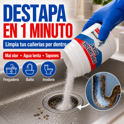 UPSELL 1 CLICK - CINTA SELLADORA - OFERFLY - Limpiador Potente Destapa Cañeria