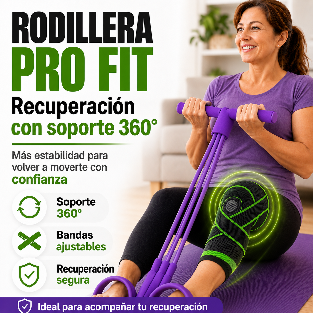 G - Rodillera Pro Fit Compresión 360°