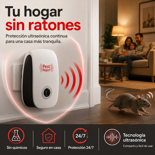 🔴 Repelente electrico para ratones