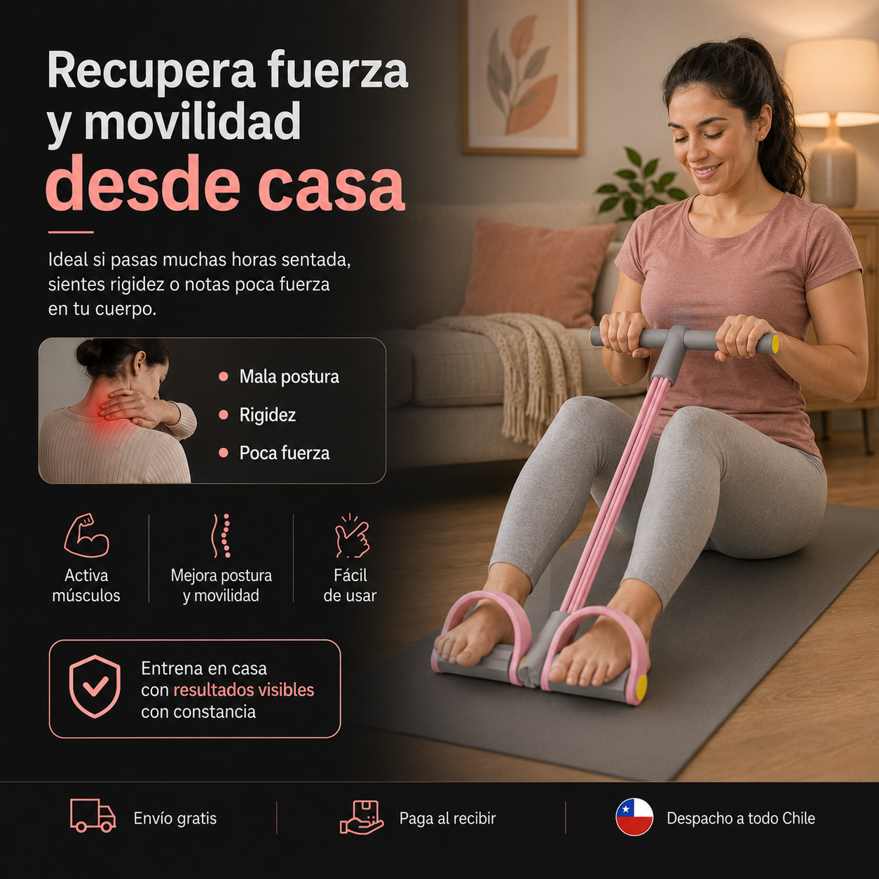 No esperes a que subir una escalera, agacharte o cargar una bolsa se vuelva difícil