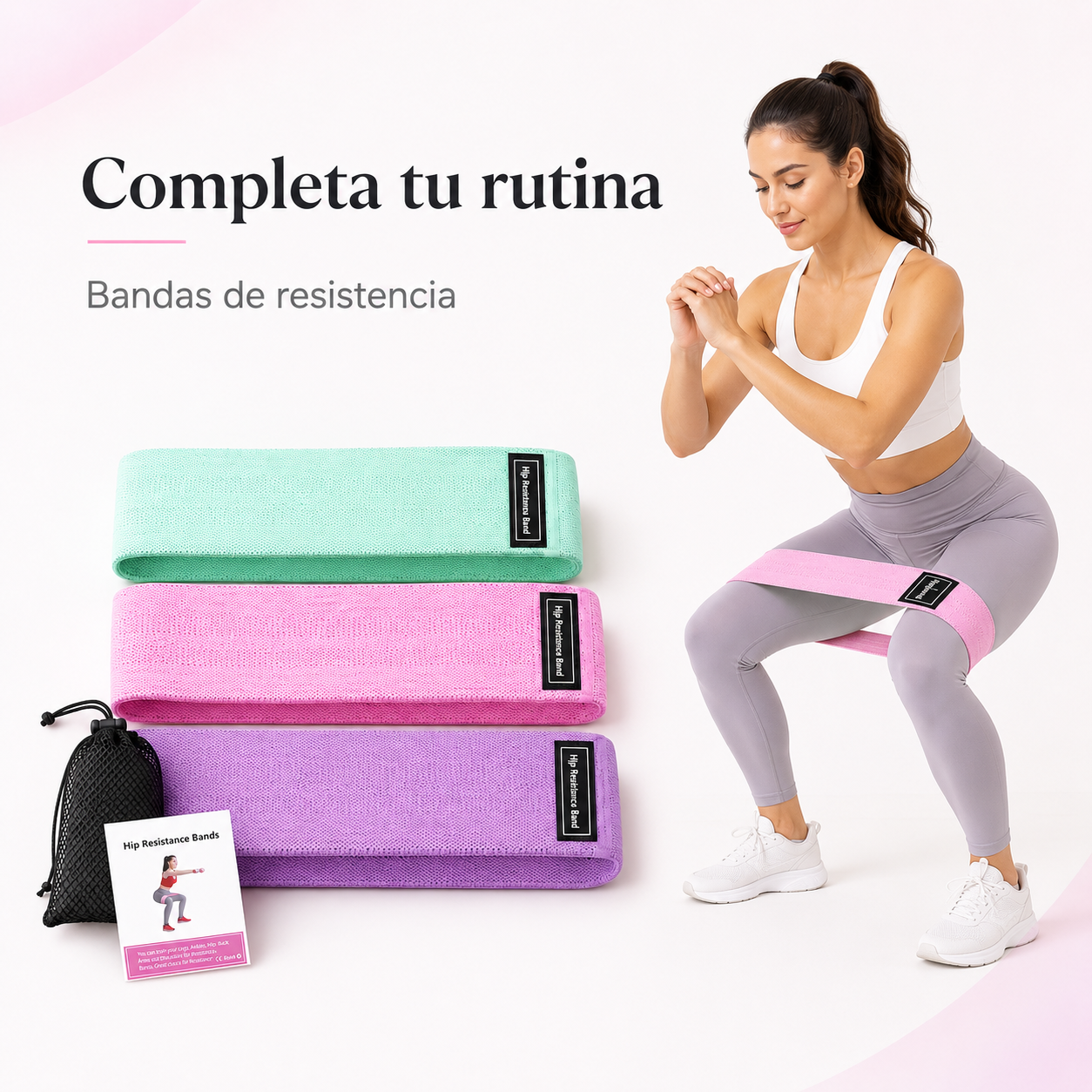 Kit X3 Bandas Elasticas Resistentes