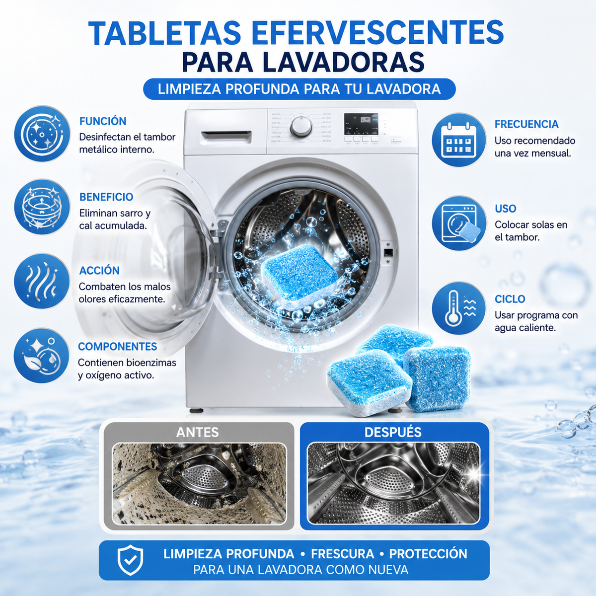 UPSELL 1 CLICK - CINTA SELLADORA - OFERFLY - Pastillas Efervescentes Limpiadoras